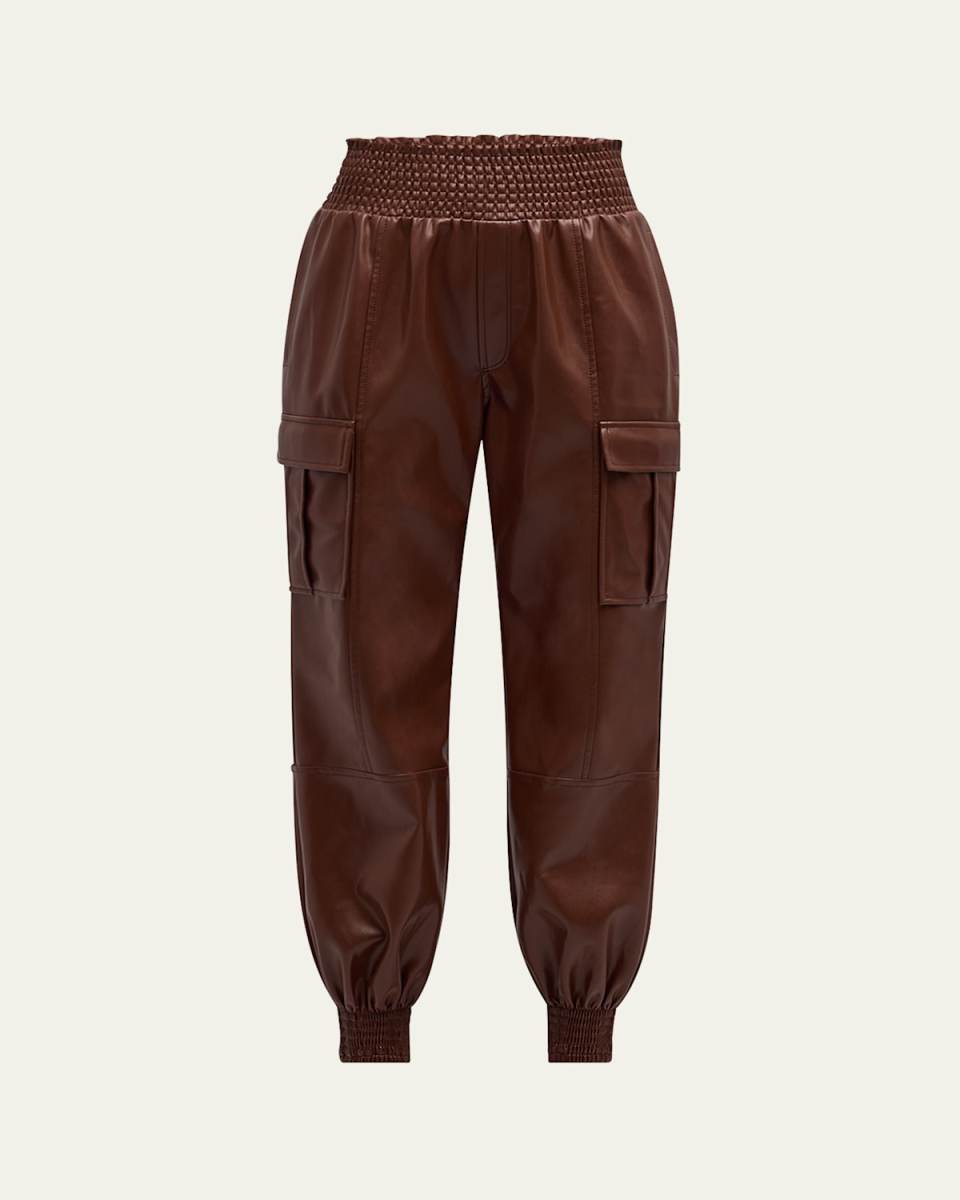 Jenning Vegan Leather Cargo Pants